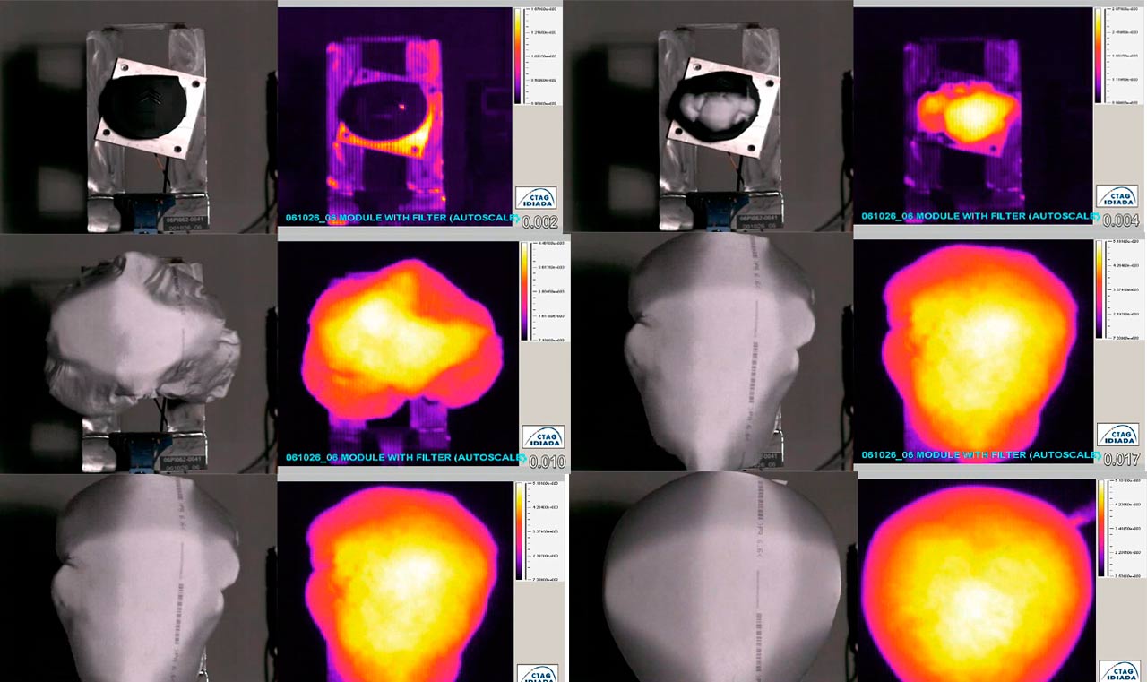 Infra-red high speed thermography