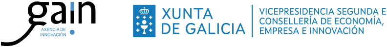 Logotipos de GAIN y Xunta de Galicia