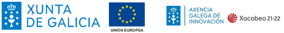 Xunta de Galicia, Unión Europea, Axencia Galega de Innovación, Xacobeo 21-22